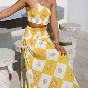 SABO SKIRT maxi dress with cut outs!